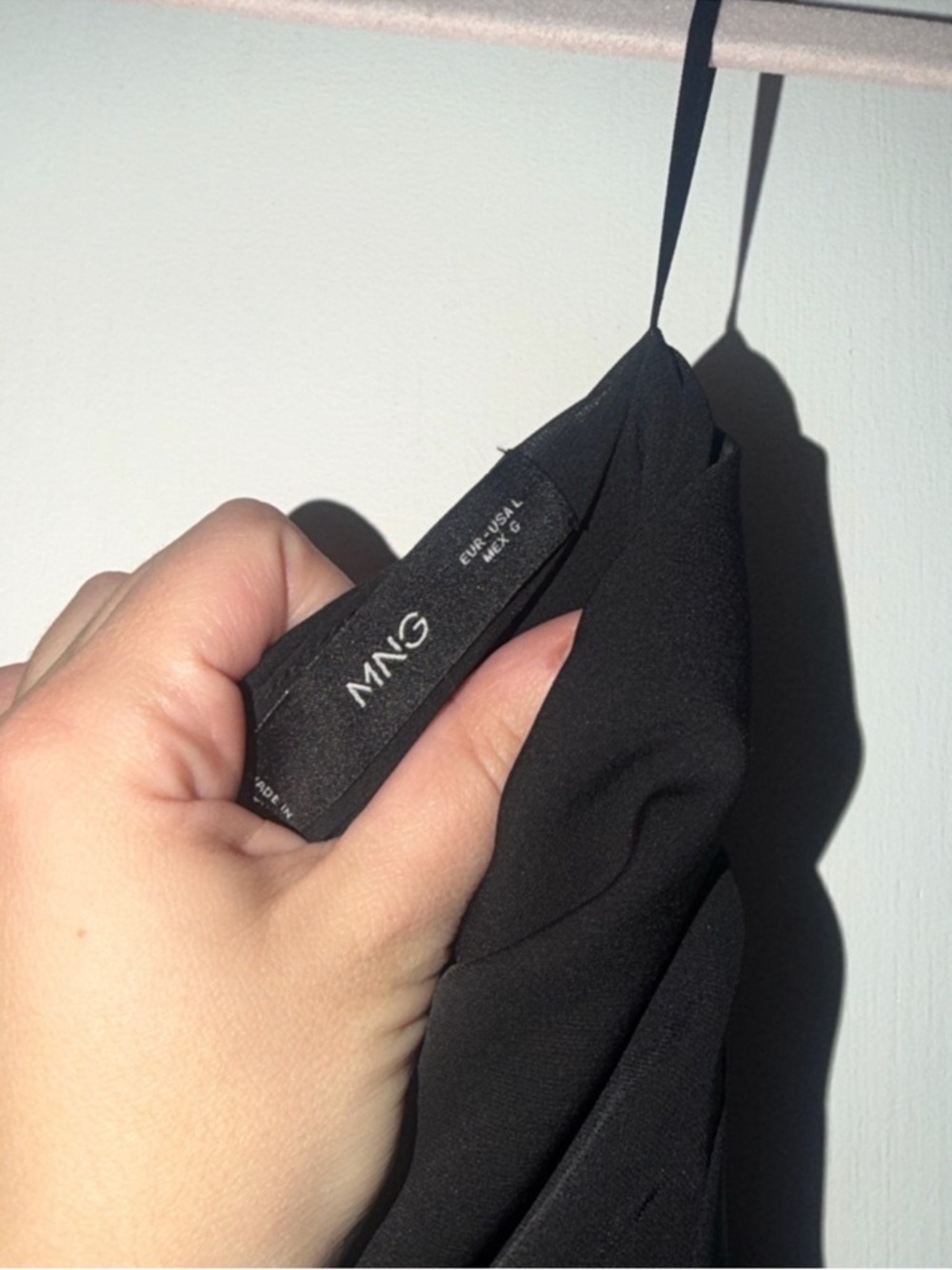 Mango Black Strapless Ring-Detail Jumpsuit - Picture 9 of 9